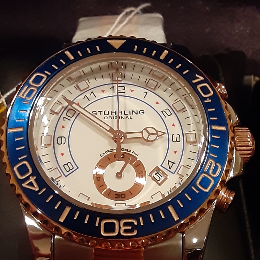 Stuhrling Original Men's Stainless Steel Watch - Picture 3 of 10